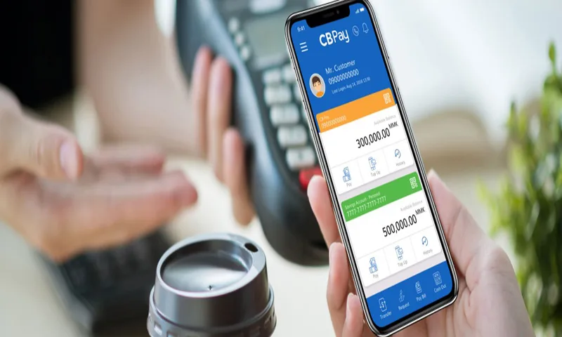 CB Pay mobile banking app interface showing instant transfer confirmation
